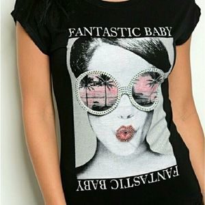 COPY - ✨NWT-Embellished "Fantastic Baby" Tee✨